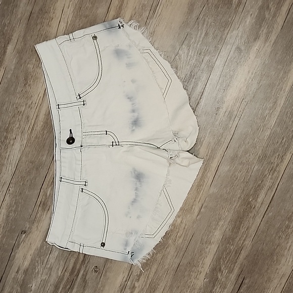 Billabong Laneway Jean Shorts, Distressed Color, Size 29 - Picture 3 of 5